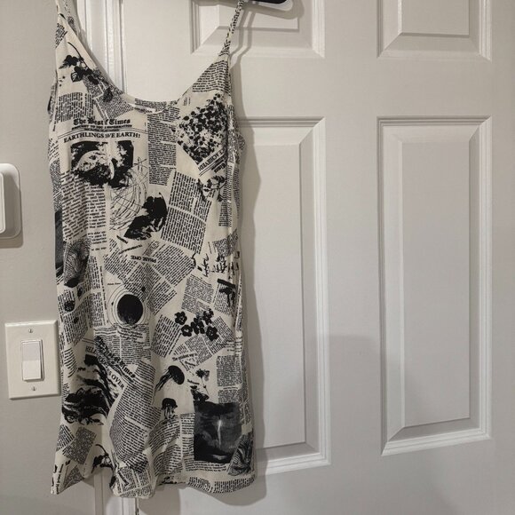 Reformation Ventura slip dress- newspaper - Picture 2 of 4